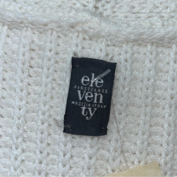 Eleventy Cream Wool Cashmere Stretch Full Length Cardigan Size XS - Picture 3 of 6